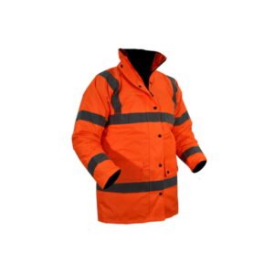 Campera de frio impermeable con aplicaciones reflectivas