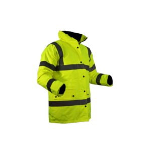 Campera de frio impermeable con aplicaciones reflectivas