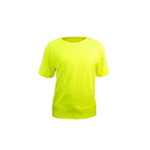 Remera Poliester Modal Amarilla Fluo Premium Proteccion Ultra Violeta UPF50+ «EN13758-1»